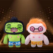 Fuggler Fugg Stars 23cm Plush Toy (Rhymer Mcslimer) by ZURU - Funny Ugly Monster Cuddly Toy with Human-like Teeth, Collectable Plush Toy for Children, Teens, Teens, Adults & Plush Fans