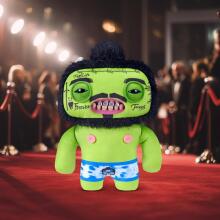 Fuggler Fugg Stars 23cm Plush Toy (Rhymer Mcslimer) by ZURU - Funny Ugly Monster Cuddly Toy with Human-like Teeth, Collectable Plush Toy for Children, Teens, Teens, Adults & Plush Fans