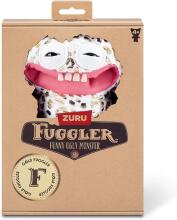 Fuggler Gold Fuggs 22 cm plīša rotaļlieta (Grin Grin - leoparda flīss ar zelta folijas apdruku) no ZURU - Smieklīga, neglīta briesmoņa mīkstā rotaļlieta ar cilvēkveidīgiem zobiem, traka kolek
