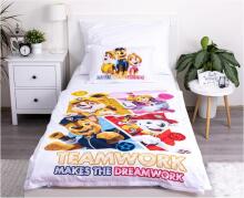 Faro Tekstylia Disney Bedding Paw Patrol Art.277233 Kokvilnas gultas veļas komplekts 100x135+40x60 cm