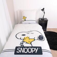 Faro Tekstylia Disney Bedding Snoopy Art.277234 Kokvilnas gultas veļas komplekts 135x200/80x80 cm