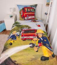Faro Tekstylia Disney Bedding Feuerwehr Art.277235 Kokvilnas gultas veļas komplekts 135x200/80x80 cm