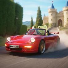 Apricot Lamb - Cuddly Toy Frog 23cm Plush Velvet Soft Cuddly Perfect for Kids Green Frog