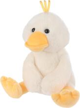 Apricot Lamb - mīkstā rotaļlieta pīle 23 cm - plīša rotaļlieta bērniem un mazuļiem - pūkaina pildīta rotaļlieta spēlēšanai, dāvanai - baltā pīle
