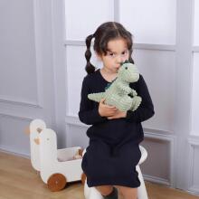 Apricot Lamb - Dinosaur Cuddly Toy 22cm - Plush Toy For Children and Babies - Fluffy Stuffed Dino Cuddly Toy