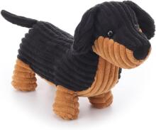 Apricot Lamb - Cuddly Toy Fulan Dachshund 39 cm - Soft Dog Plush Toy Gift for Children (black)