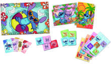 TREFL DISNEY STITCH 8in1 Mix&play galda spēļu komplekts