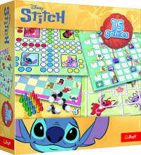 TREFL DISNEY STITCH Комплект настольных игр 15 в 1