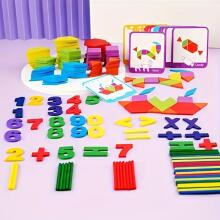 Wooden Toys Puzzle Art.277455 Tangram Jigsaw Koka puzle