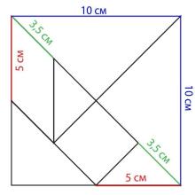 Wooden Toys Puzzle Art.277455 Tangram Jigsaw Koka puzle