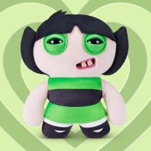 Fuggler Powerpuff Girls 9 collu plīša rotaļlieta (Buttercup) no ZURU – jautrs, neglīts briesmonis bērniem, pusaudžiem, pieaugušajiem un multfilmu faniem