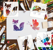 Wooden Drawing Stencil Kit Art.277481