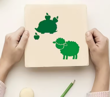 Wooden Drawing Stencil Kit Art.277481