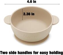 PandaEar  Silicone Bowl Art.277483 Bērnu silikona bļoda,3 gab