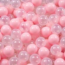 KiddyMoon Extra Balls Art.277488 Powder Pink  Baseina bumbiņas Ø 7 cm, 100 gab.