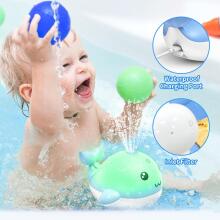 Bath Toy Whale Light Art.277493  Bērnu vannas rotaļlieta, uzlādējama ar gaismu