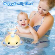 Bath Toy Whale Light Art.277493  Bērnu vannas rotaļlieta, uzlādējama ar gaismu
