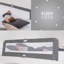 Hauck Sleep N Safe Plus XL Bed Art.277510 Grey Melange aizsargs gultiņai 150 x 50 x 44