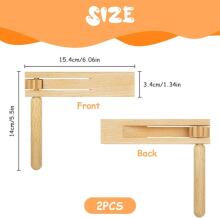 Wooden Ratchet Noise Maker Art.277523 Koka tarkšķis,1 gab