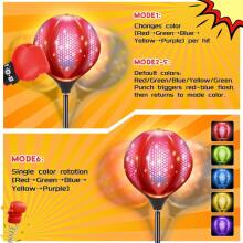 LED Punch Bag Boxing Set Art.277524