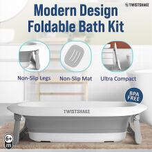 Twistshake Bath Bundle Art.79145 Faded Pink Moderns/luksusa vannas komplekts  mazgāšanai