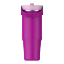 Thermo mug with straw The IceFlow Flip Straw 2.0 Tumbler 0.89L purple