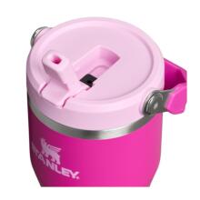 Thermo mug with straw The IceFlow Flip Straw 2.0 Tumbler 0.59L purple