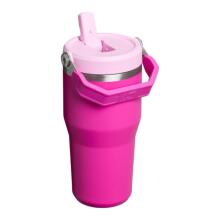 Thermo mug with straw The IceFlow Flip Straw 2.0 Tumbler 0.59L purple