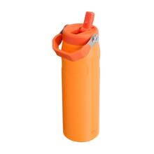 Termopudele ar salmiņu The IceFlow Bottle Flip Straw 2.0 0,71L oranža