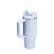 Termokrūze ar salmiņu The Quencher H2.O FlowState Tumbler 0.89L gaiši zila