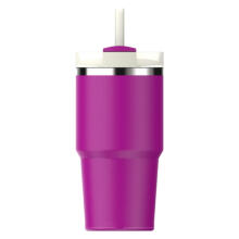 Termokrūze ar salmiņu The Quencher H2.O FlowState Tumbler 0,59L violeta 