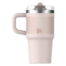 Termokrūze ar salmiņu The Quencher ProTour Flip Straw Tumbler 0,59L gaiši rozā 
