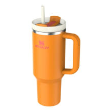 Термокружка с трубочкой The Quencher H2.O FlowState Tumbler 1,18 л, оранжевая
