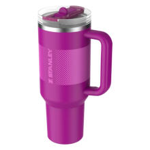 Thermos mug with straw The Quencher ProTour Flip Straw Tumbler 1.18L purple