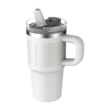 Thermo mug with straw The Quencher ProTour Flip Straw Tumbler 0.59L white