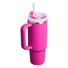 Термокружка с трубочкой The Quencher H2.O FlowState Tumbler 0.89л фуксия
