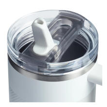 Термокружка с трубочкой The Quencher ProTour Flip Straw Tumbler 1,18 л, белая