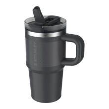 Термокружка с трубочкой The Quencher ProTour Flip Straw Tumbler 0.59L черная