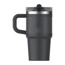 Термокружка с трубочкой The Quencher ProTour Flip Straw Tumbler 0.59L черная