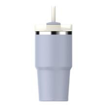 Термокружка с трубочкой The Quencher H2.O FlowState Tumbler 0.59L светло-голубого цвета