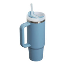 Термокружка с трубочкой The Quencher H2.O FlowState Tumbler 0.89L сине-фиолетовая