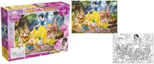 Lisciani Giochi Maxi Puzzle Art.46751   Divpusēja puzle-krāsojamā grāmata