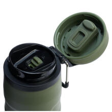 Termopudele The IceFlow Bottle Twist Flip 0,47L tumši zaļa 
