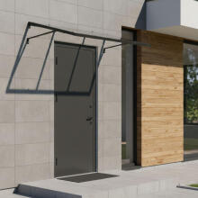 Pārsegs virs ieejas durvīm 113x80 cm, jumta segums, UV aizsardzība MultiGarden
