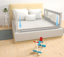 Gultas aizsargbarjera 160 cm bērnu drošības aizsardzībai ECOTOYS