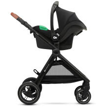 KINDERKRAFT Multifunkcionālais ratiņš ESME PRO 3IN1 Smilšu bežs + MINK PRO 2
