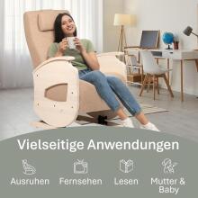 NeiLux Design Relaxing Rocking Chair Art.278409 Beige Rocking chair for feeding
