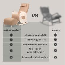 NeiLux Design Relaxing Rocking Chair Art.278411 Brown Rocking chair for feeding
