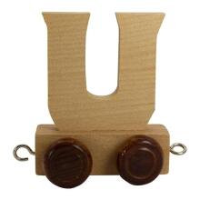 Small foot Letter Train Locomotive Art.278420 Деревянные буквы - вагоны,1 шт