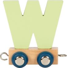 Small foot Letter Train Locomotive Art.278428 Деревянные буквы - вагоны,1 шт